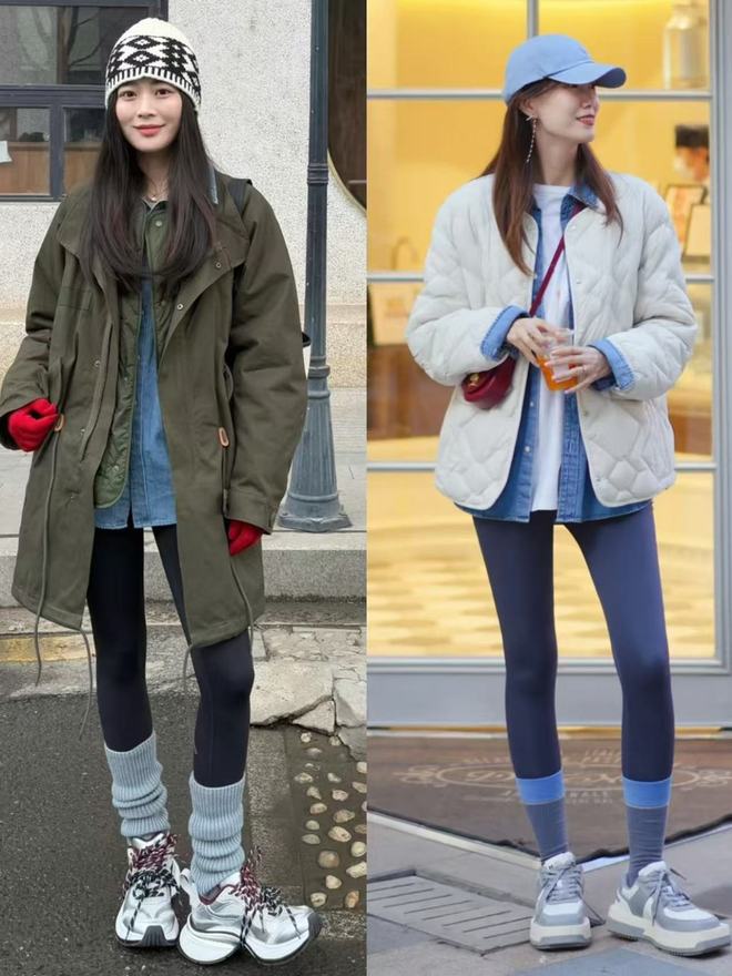 中年女人穿运动鞋时尽量不要配大衣、羽绒服换成这些会更时尚(图11)