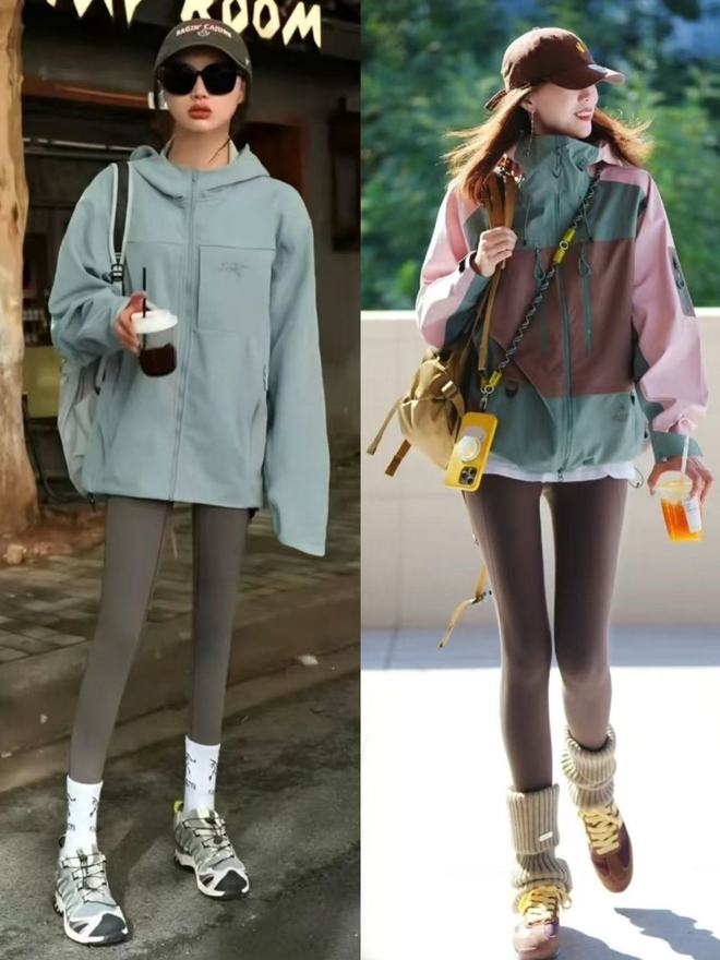 中年女人穿运动鞋时尽量不要配大衣、羽绒服换成这些会更时尚(图6)