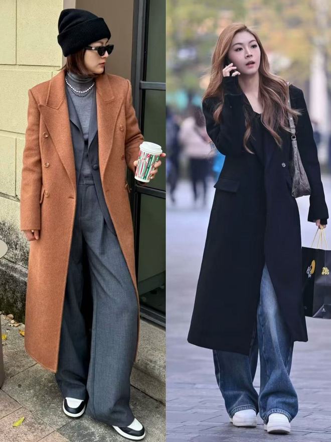 中年女人穿运动鞋时尽量不要配大衣、羽绒服换成这些会更时尚(图10)