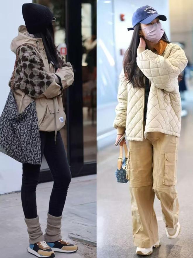 中年女人穿运动鞋时尽量不要配大衣、羽绒服换成这些会更时尚(图9)