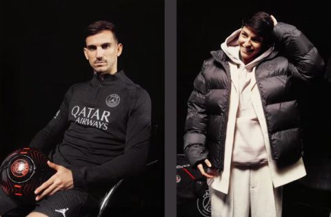 巴黎圣日耳曼和乔丹发布2025-2026赛季全新第四球衣(图3)