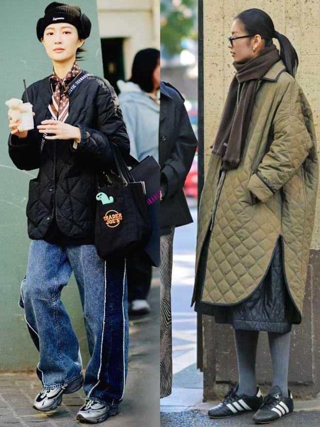 果然羽绒还是和“运动鞋”最合拍！这样穿有风度又有温度真美(图2)