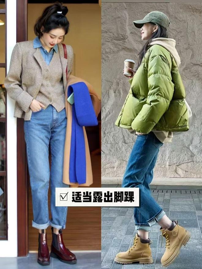 今年冬天最流行的“平头靴”搭配阔腿裤这样穿时髦高级真美(图10)