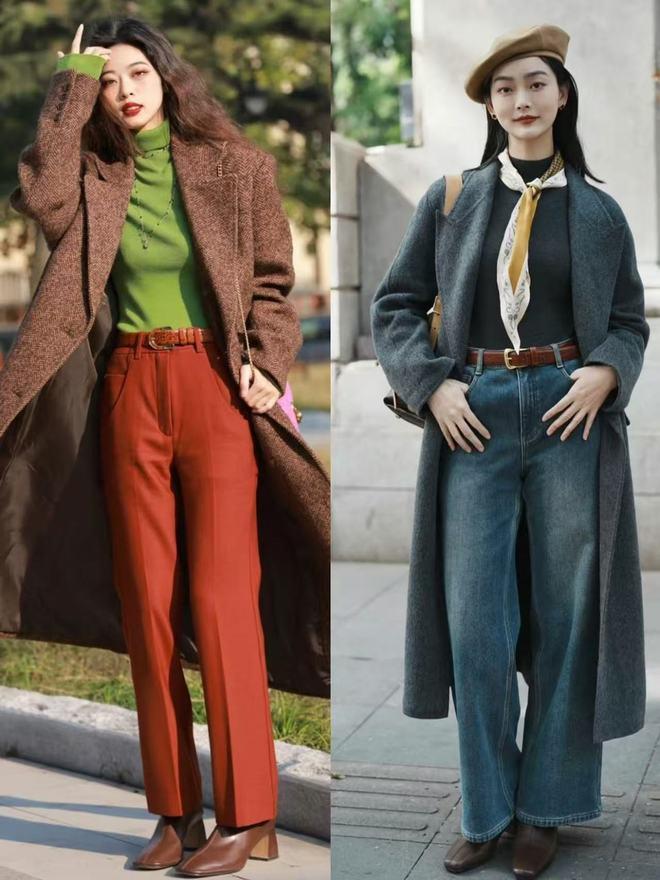 今年冬天最流行的“平头靴”搭配阔腿裤这样穿时髦高级真美(图13)